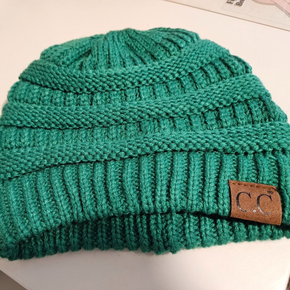 Green Unused Stocking Hat